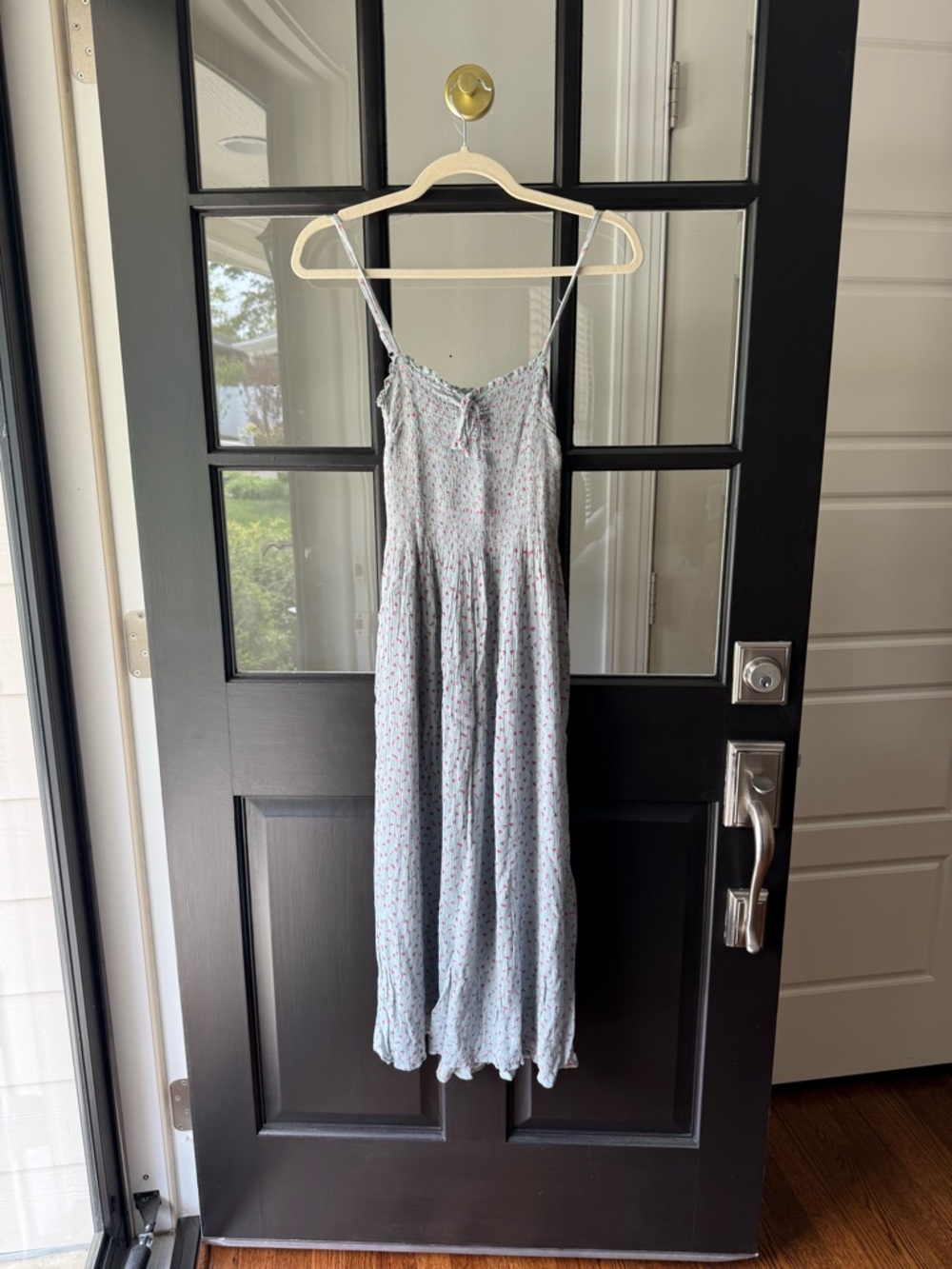 Kimchi Blue Light Blue Floral Midi Dress